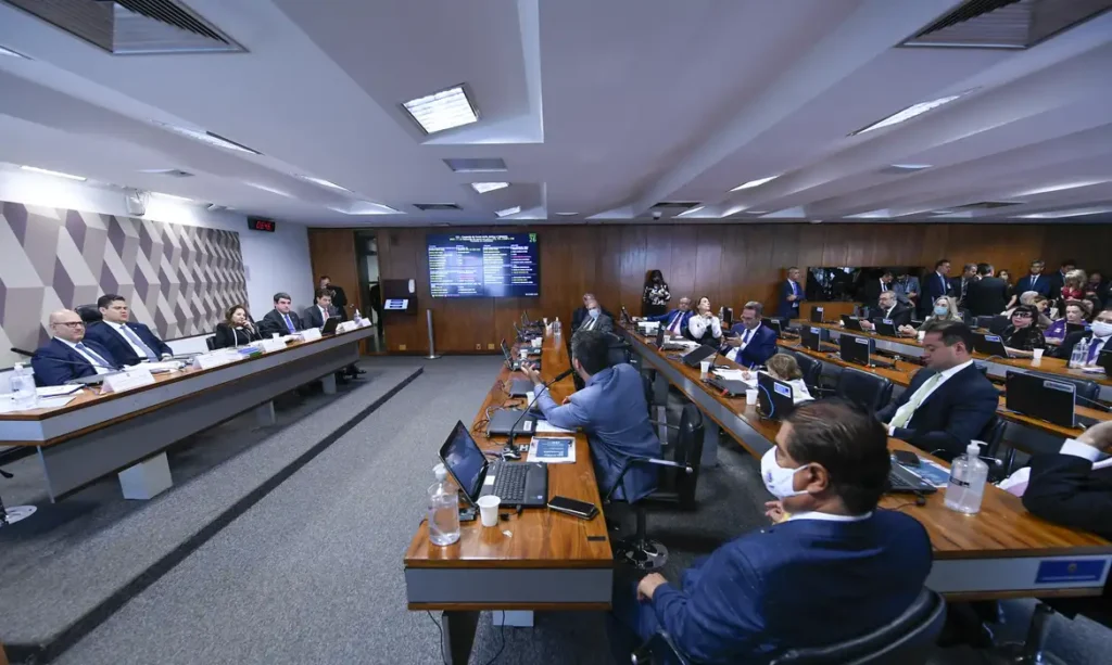 Comissão de Constituição e Justiça do Senado (Foto: Edilson Rodrigues/ Agência Senado)