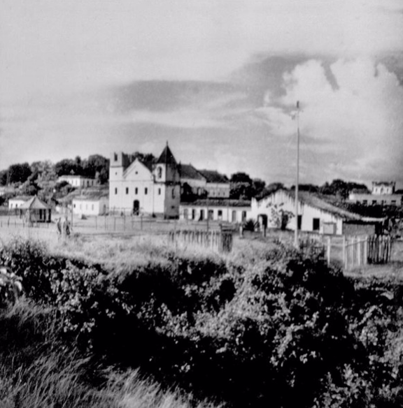 Vista parcial de Óbidos, 1956. IBGE