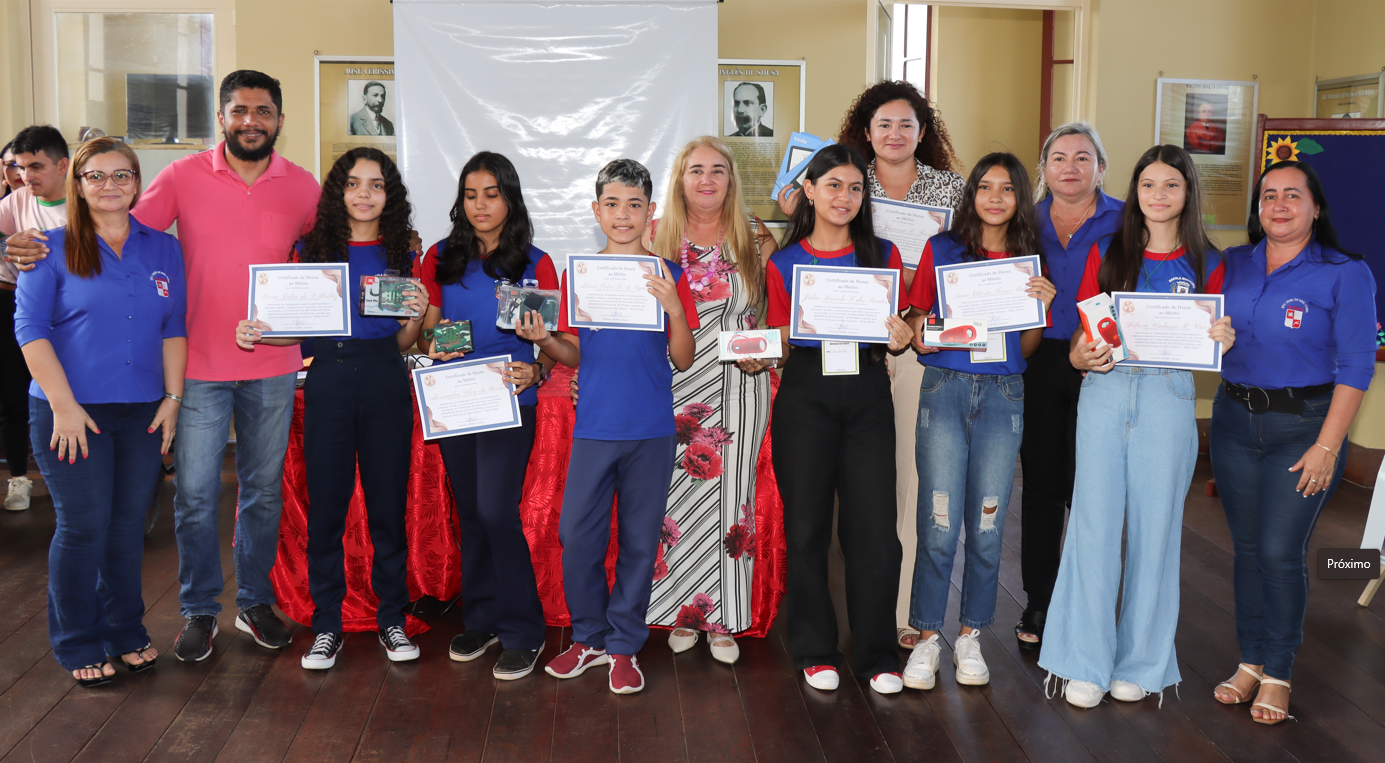 Premiação das Melhores práticas ambientais. 