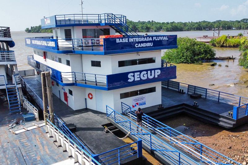 Base Integrada Fluvial Candiru. Foto: Divulgação/Agência Pará